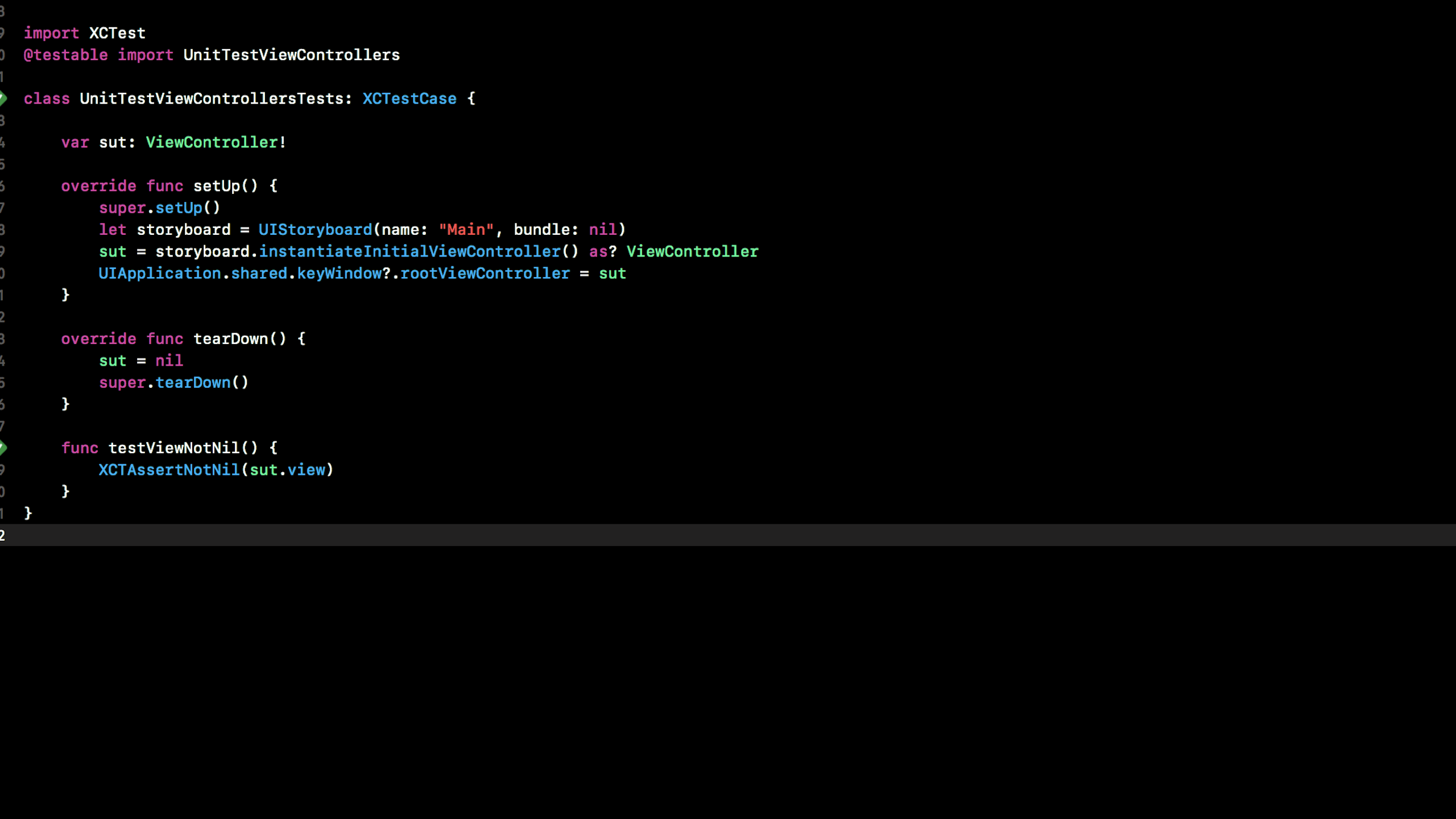 Unit Testing UIViewControllers